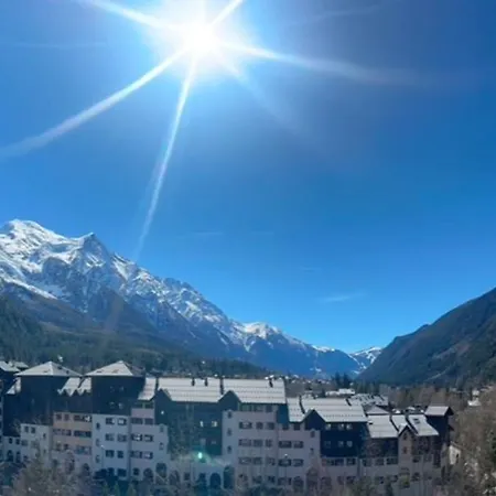 公寓 Flat With Balcony View Mont Blanc Parking 霞慕尼