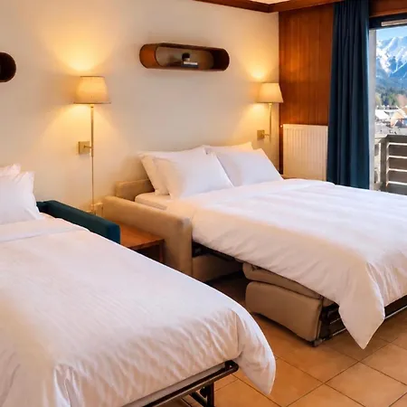 Confortable Appt Avec Balcon Vue Mont Blanc Appartement