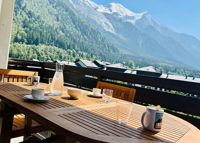 شقة Of 55 M With Balcony View Mont Blanc *