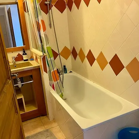 Of 55 M With Balcony View Mont Blanc Апартаменти Шамоні